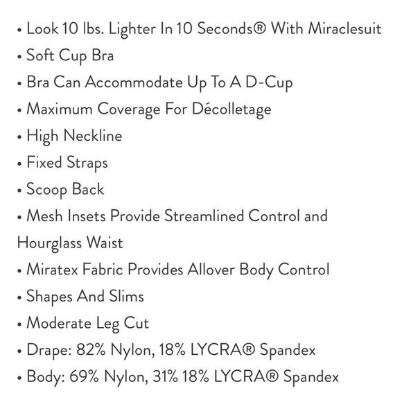 Miraclesuit Illusionist Palma Deep V One Piece, 22W - Picture 15 of 15